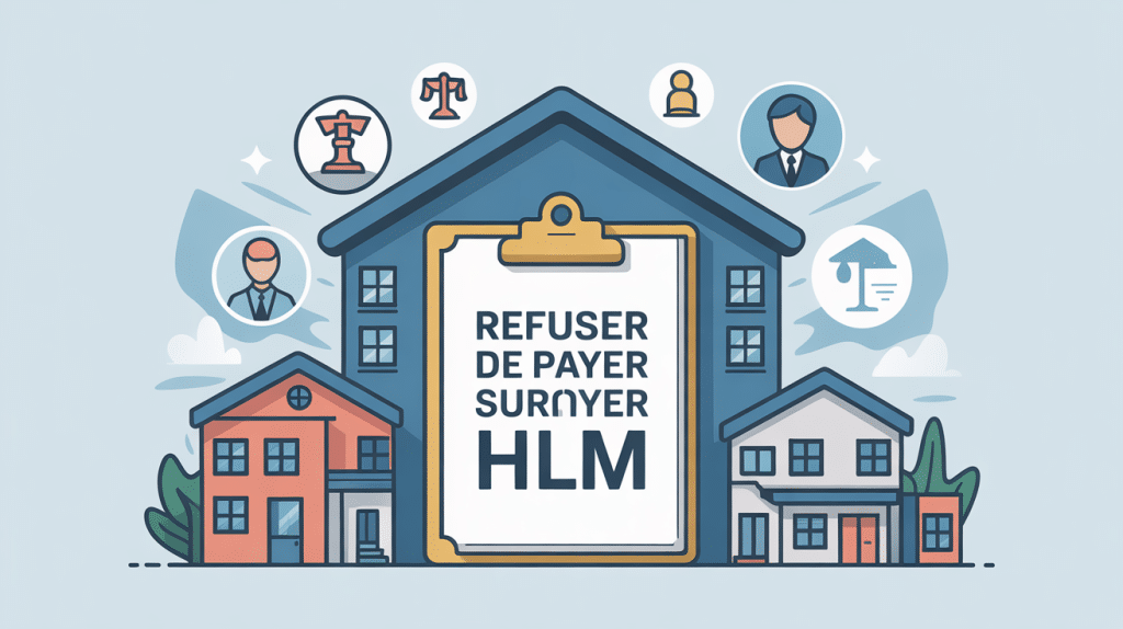 peut-on refuser de payer un surloyer HLM illustration dossier et justice