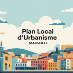 plan local d’urbanisme marseille vue stylisée du plan de ville
