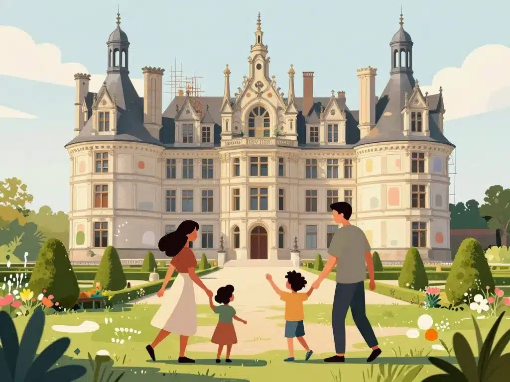 Qui sont les propriétaires du château de la Motte Husson devant le château