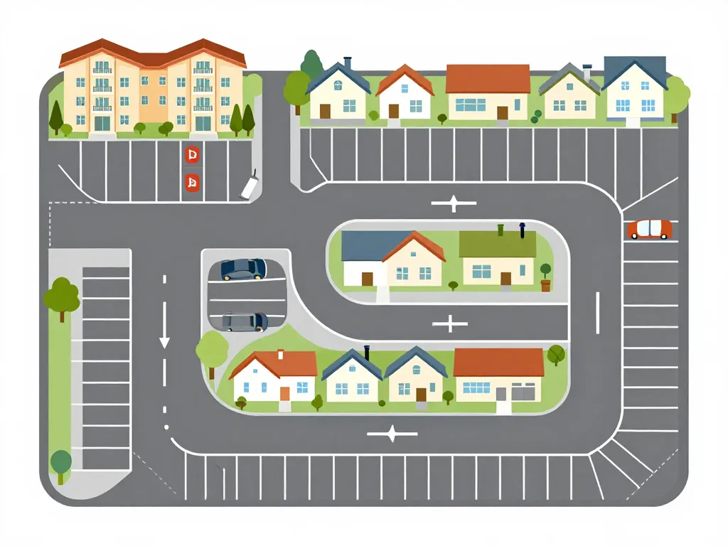 diagramme conceptuel réglementation place de parking privé types