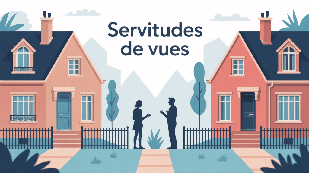Servitudes de vues entre voisins, fenêtres, clôture, ambiance résidentielle