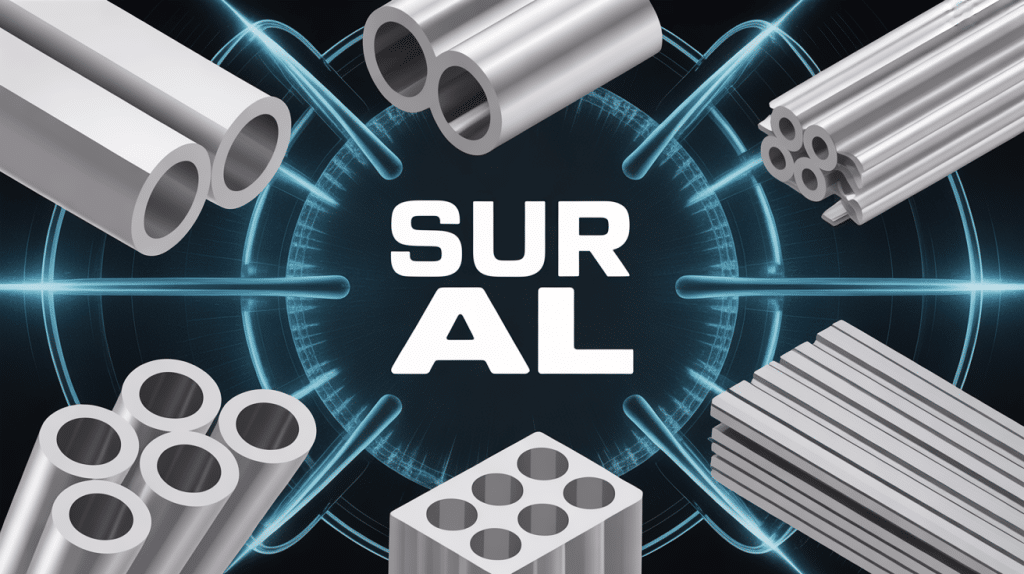 illustration sur al alliages aluminium profils industriels