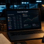 cours des crypto tableau de bord marché