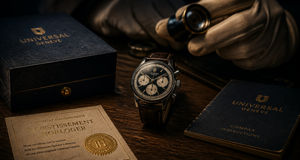 investir dans une montre vintage luxe avec certificat