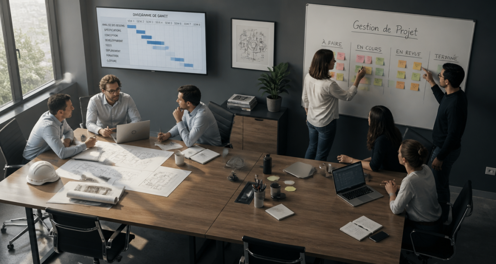 methode gestion de projet équipe réunion