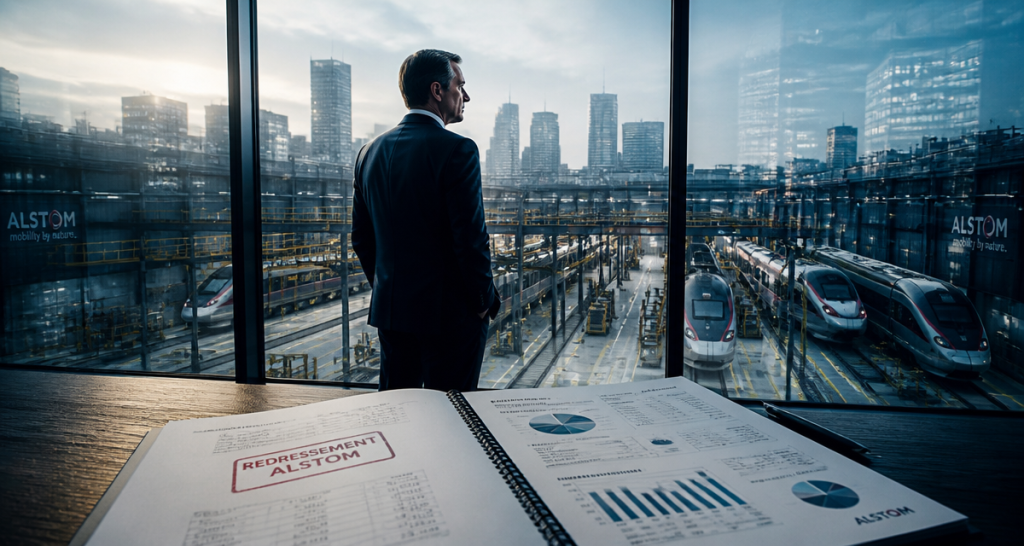Alstom bourse avis dirigeant dossier financier trains