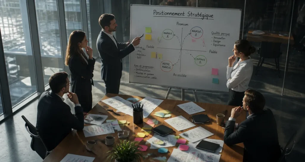 Positionnement d une entreprise réunion carte perceptuelle