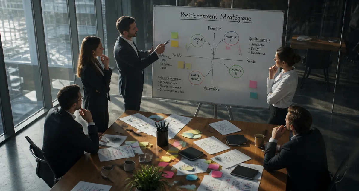 Positionnement d une entreprise réunion carte perceptuelle