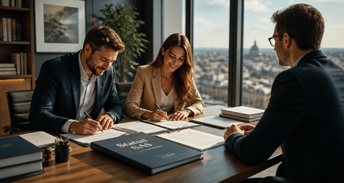 sas avantages signature statuts bureau
