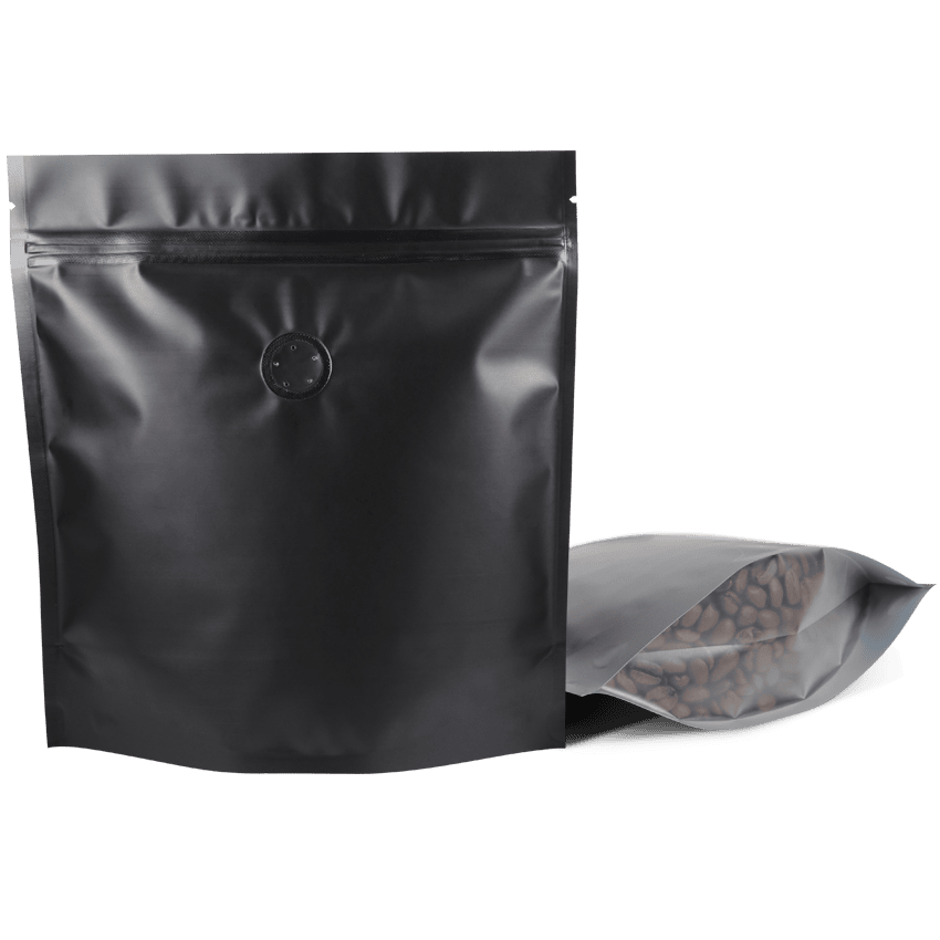 250 Stand Up Pouch Black with Pouch