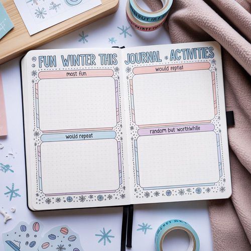 Fun Winter Journal Activities That’ll Brighten the Dark Day