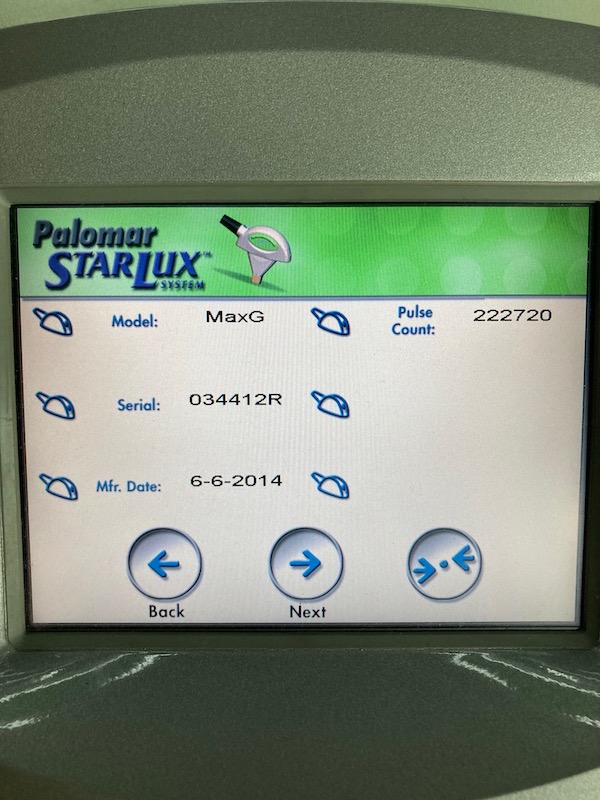 2010 Palomar Starlux 500 - Screen Options