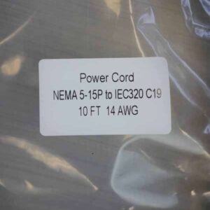 Power Cord for LightSheer XC