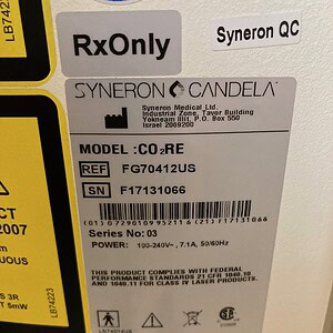 2017 Syneron Co2re - Specs