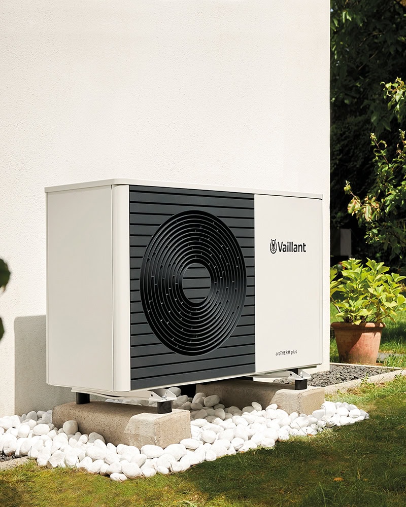 vaillant arotherm plus wide side profile