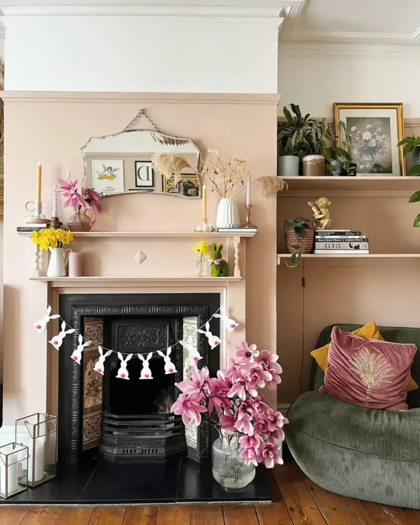 Easter Mantel Decor Ideas