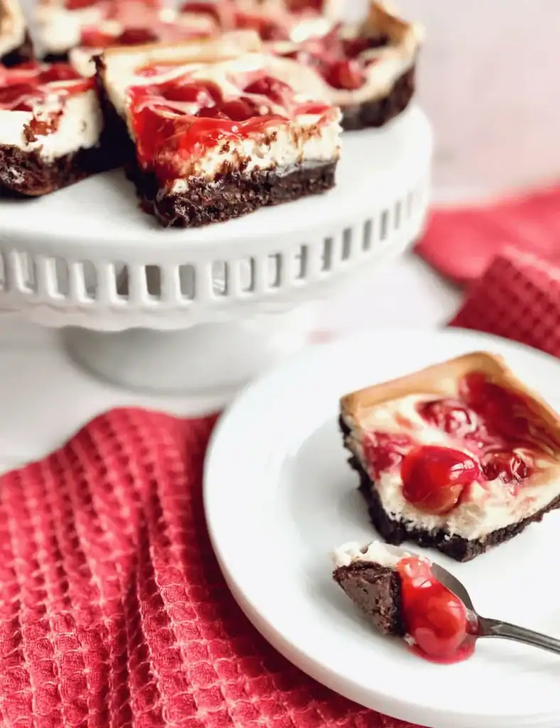 Cherry cheesecake brownies