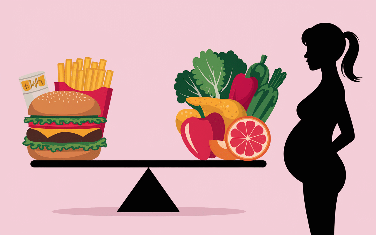 mcdo enceinte précautions aliments fast-food balance