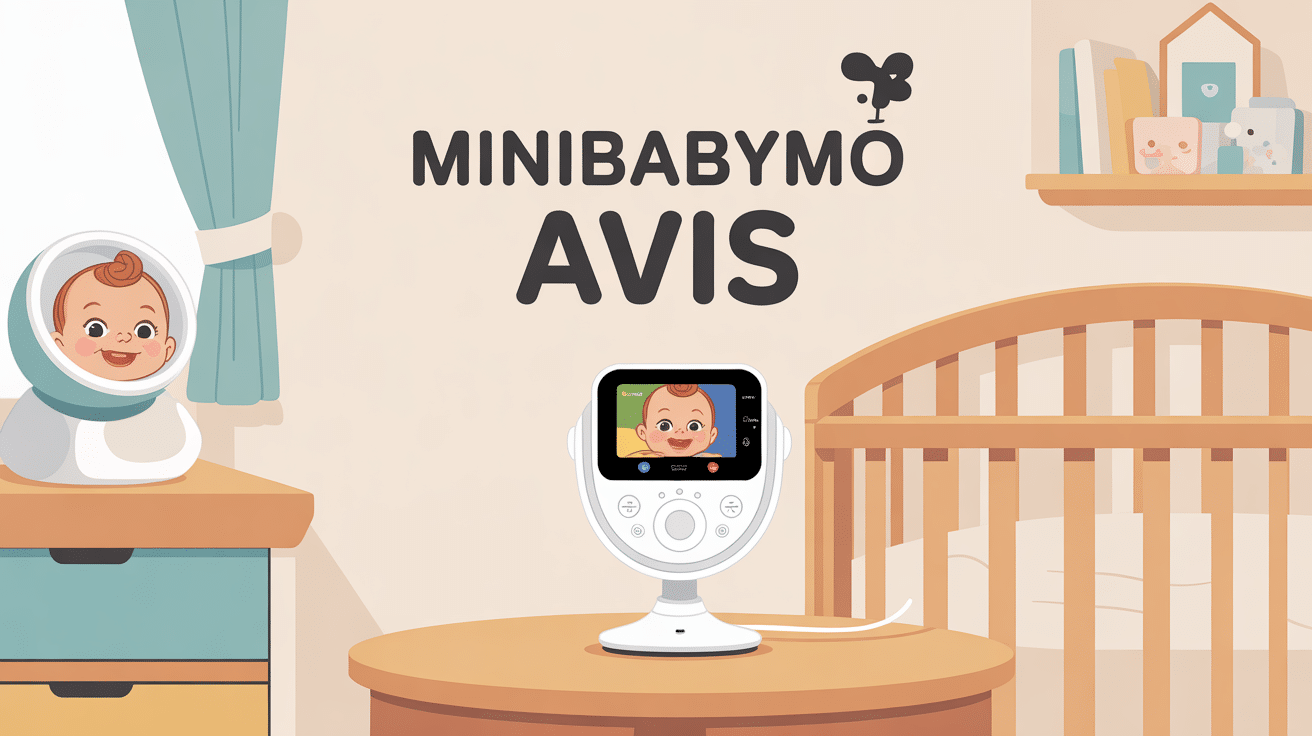 minibabymo avis babyphone vidéo moderne sur table de chevet