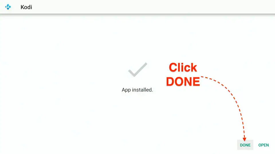 click done