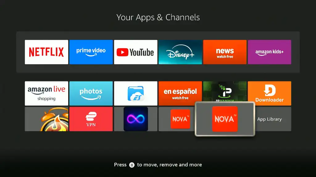 apps section