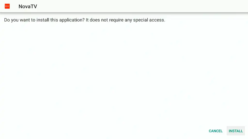 click install