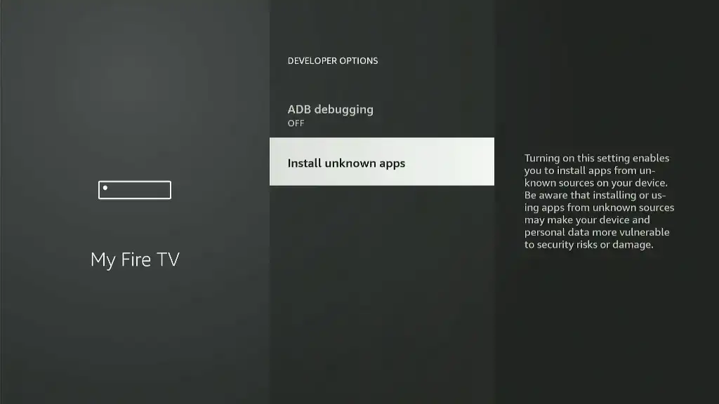 install unknown apps