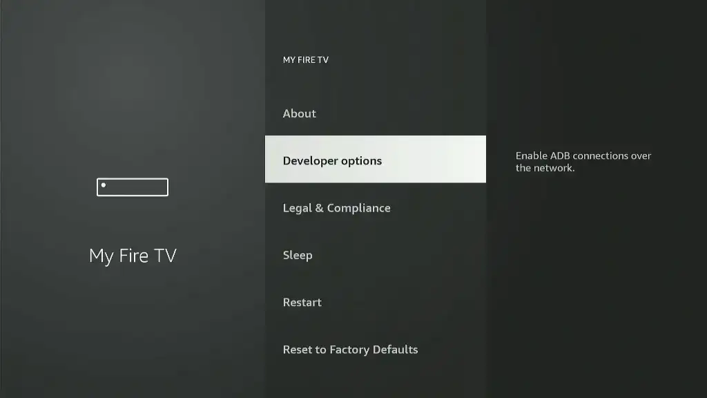 developer options