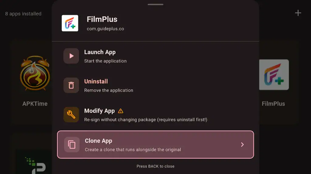 clone app