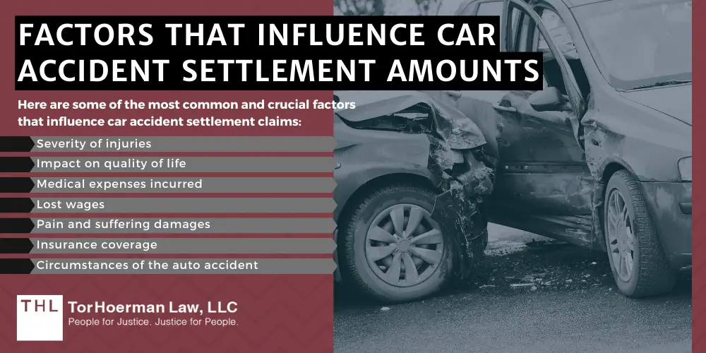 Factors That Influence Car Accident Settlement Amounts