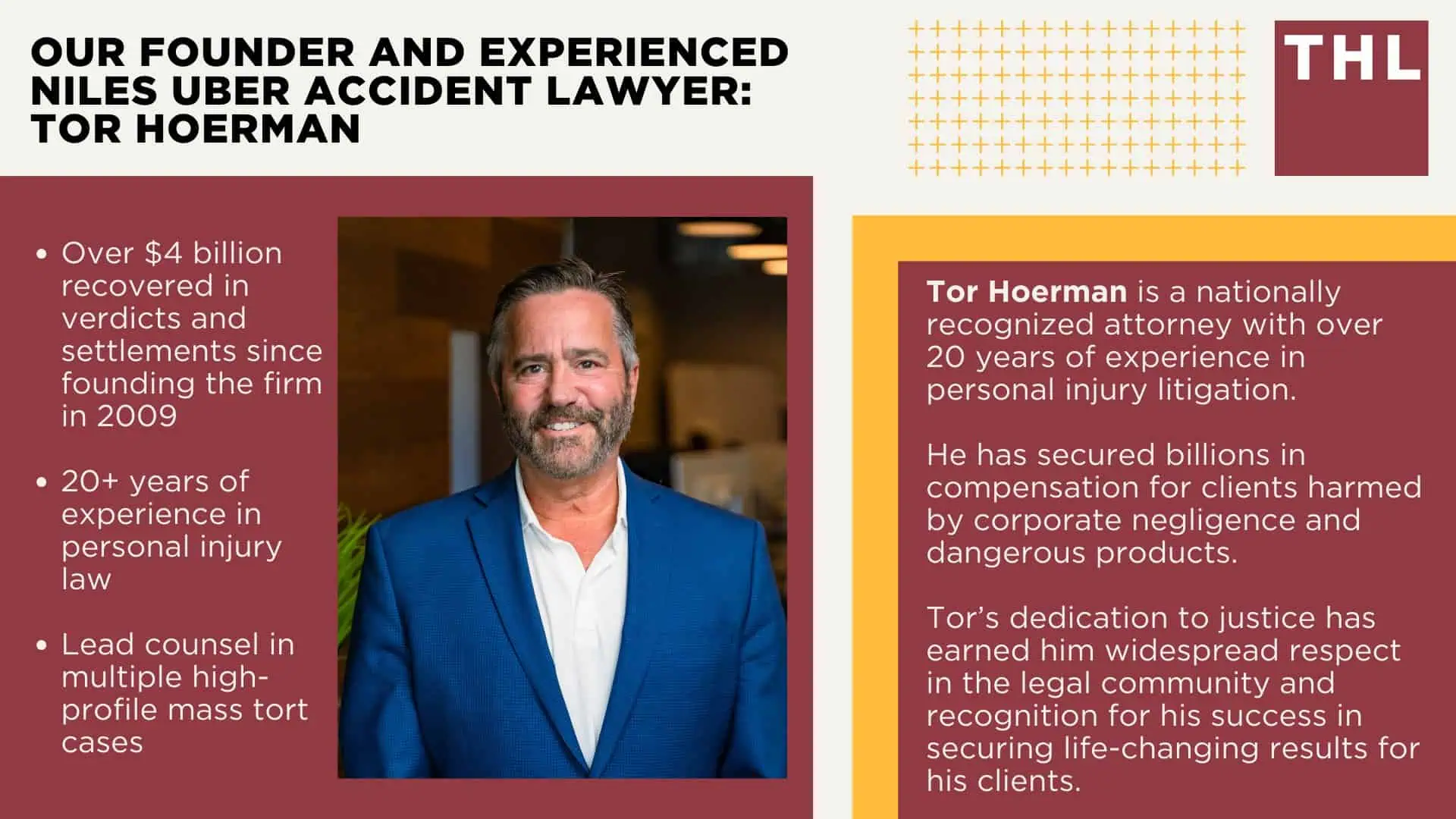Niles Uber Accident Lawyer; Meet Our Team of Niles Uber Accident Lawyers; Our Founder and Experienced Niles Uber Accident Lawyer_ Tor Hoerman