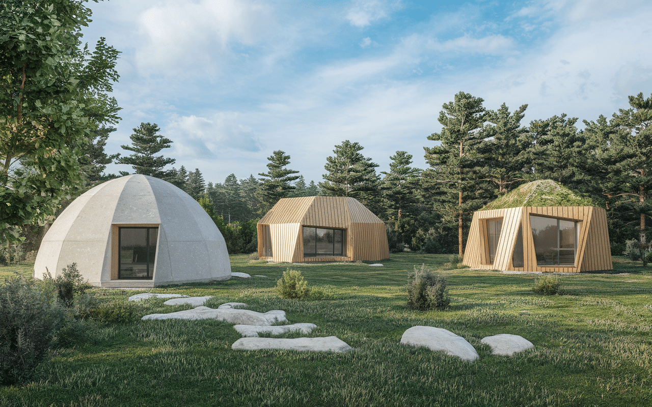 créations archilibre maisons bulles zômes dômes écologiques
