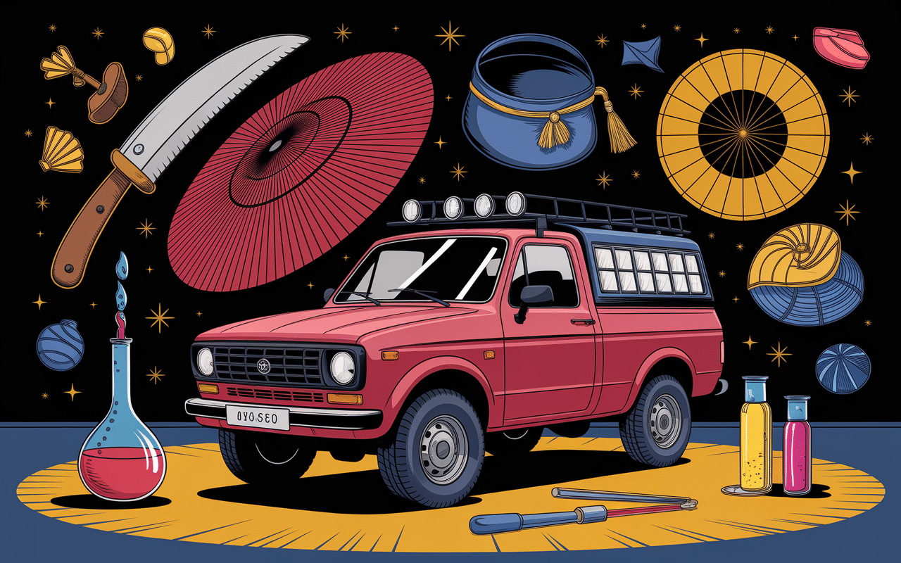 Illustration d'objets en U rares et insolites