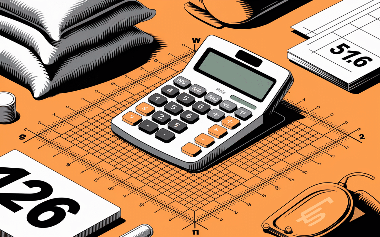 Calcul surfaces chape 5 cm matériaux