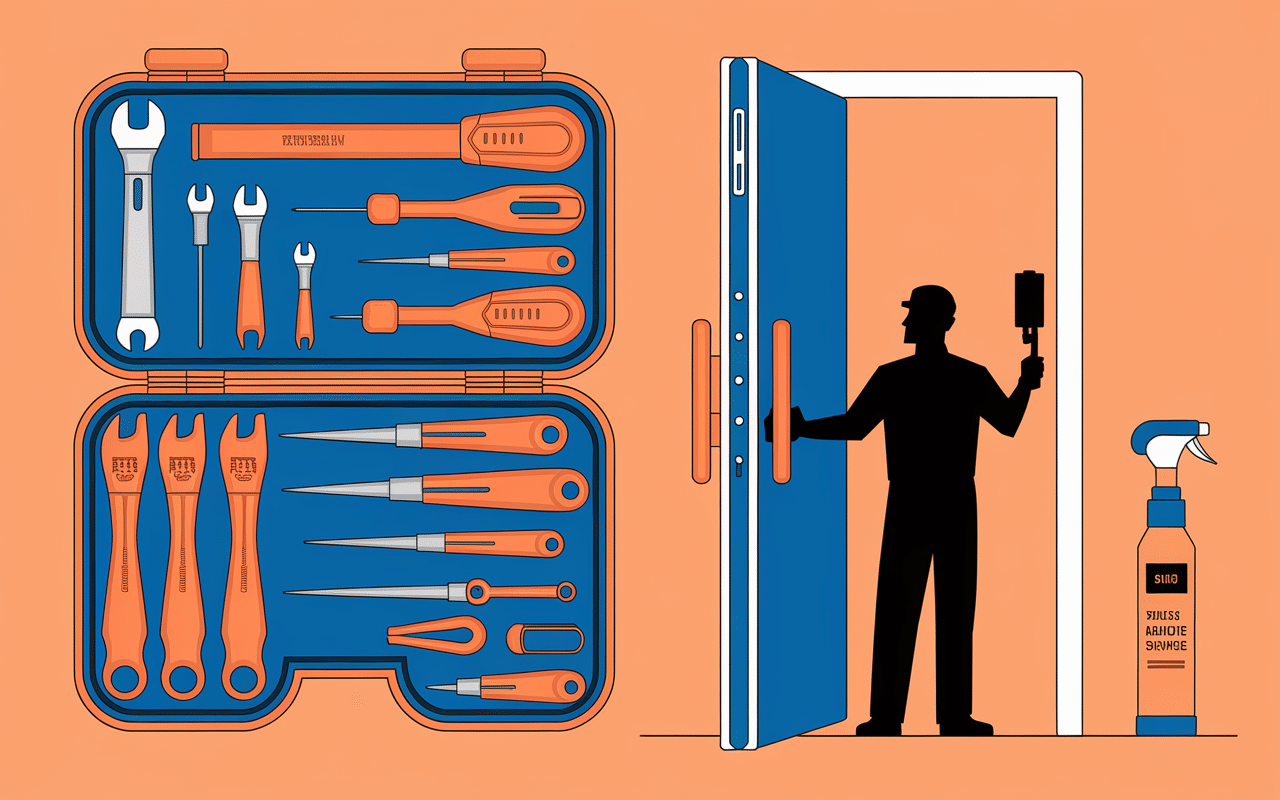 Réparation de porte de garage sectionnelle étape par étape