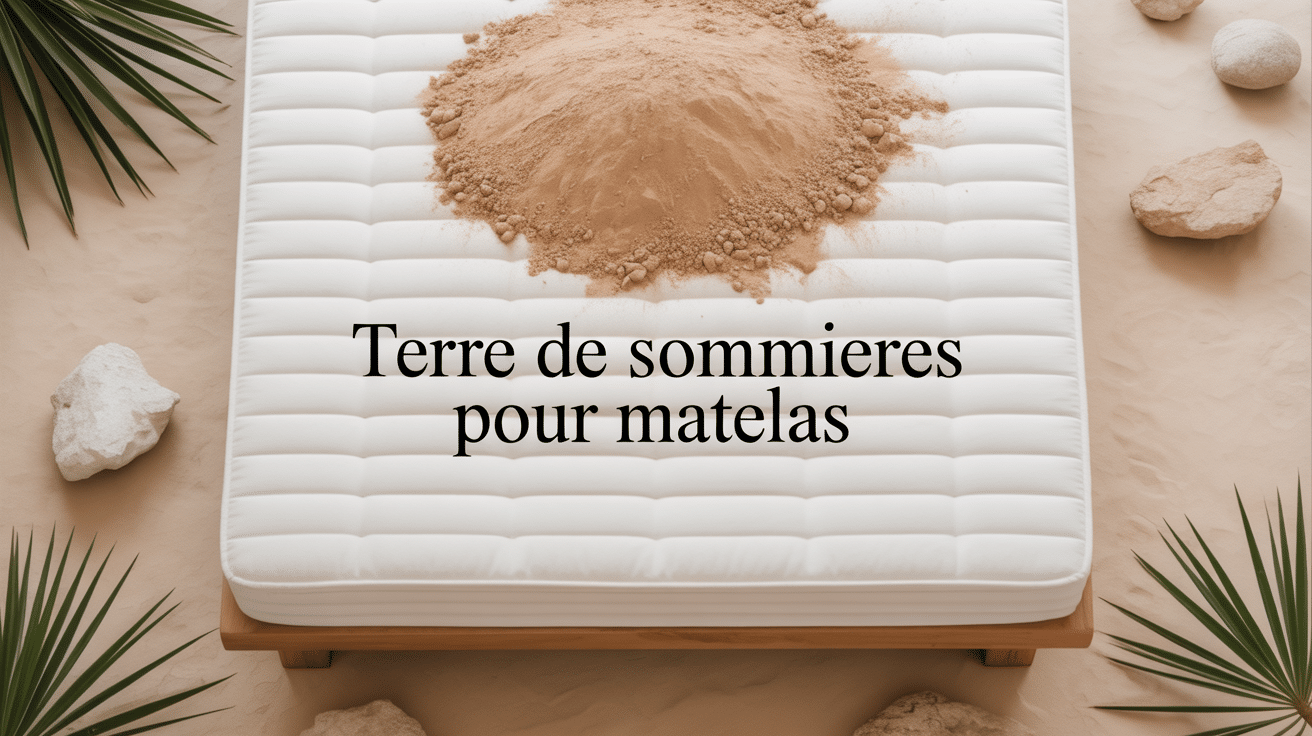 Matelas propre avec terre de Sommières et plantes