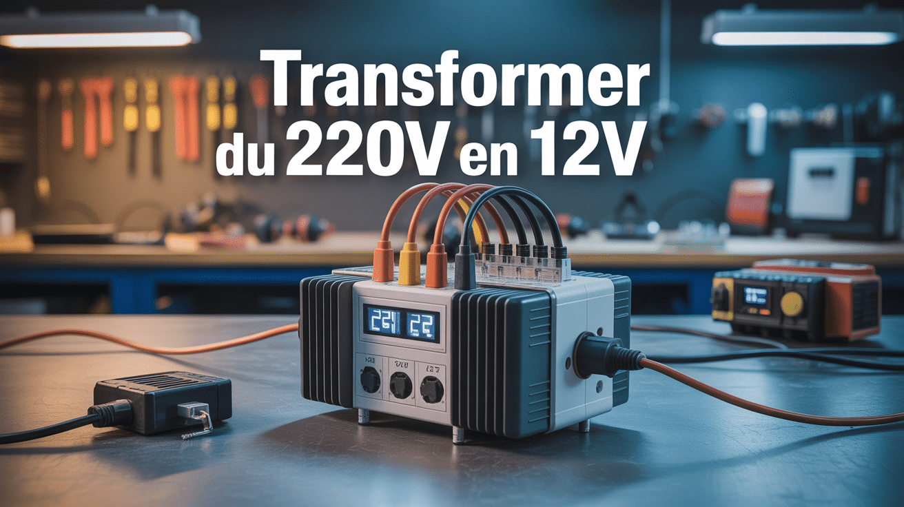 Transformer électrique moderne pour 220v en 12v