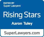 High-quality law office branded image featuring The Tuley Law Office, emphasizing professional legal services and the expertise of attorney Aaron Tuley for clients seeking top-tier legal representation.