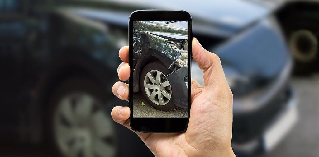 Owensville Car Accident Victim Taking Images of the Wreck
