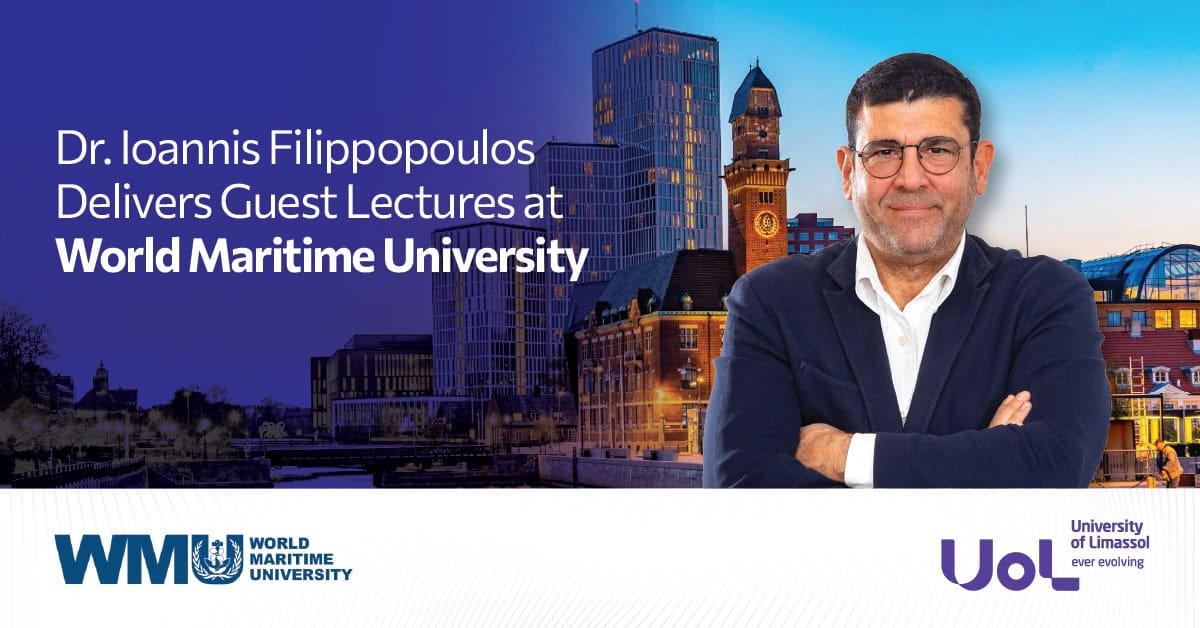 ο δρ ιωάννης φιλιππόπουλος δίνει διαλέξεις στο παγκόσμιο ναυτιλιακό πανεπιστήμιο 01