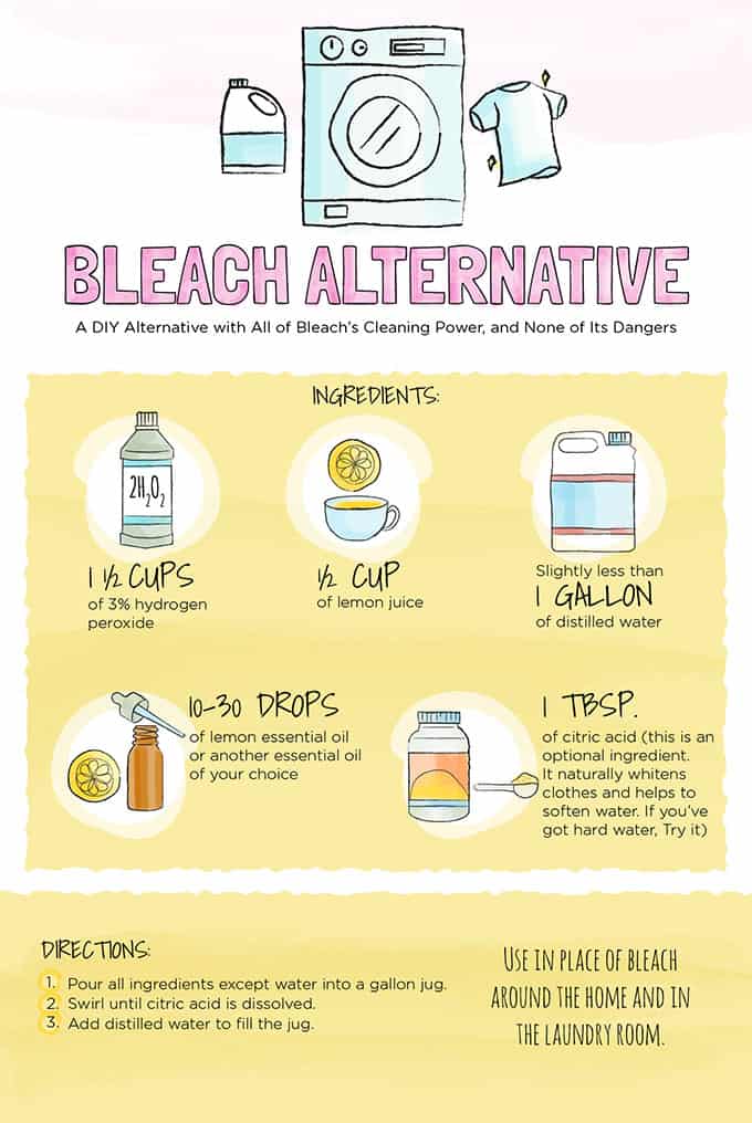 How To Make a DIY Bleach Alternative - Upstairs Downstairs Cleaning Service How To Make a DIY Bleach Alternative
