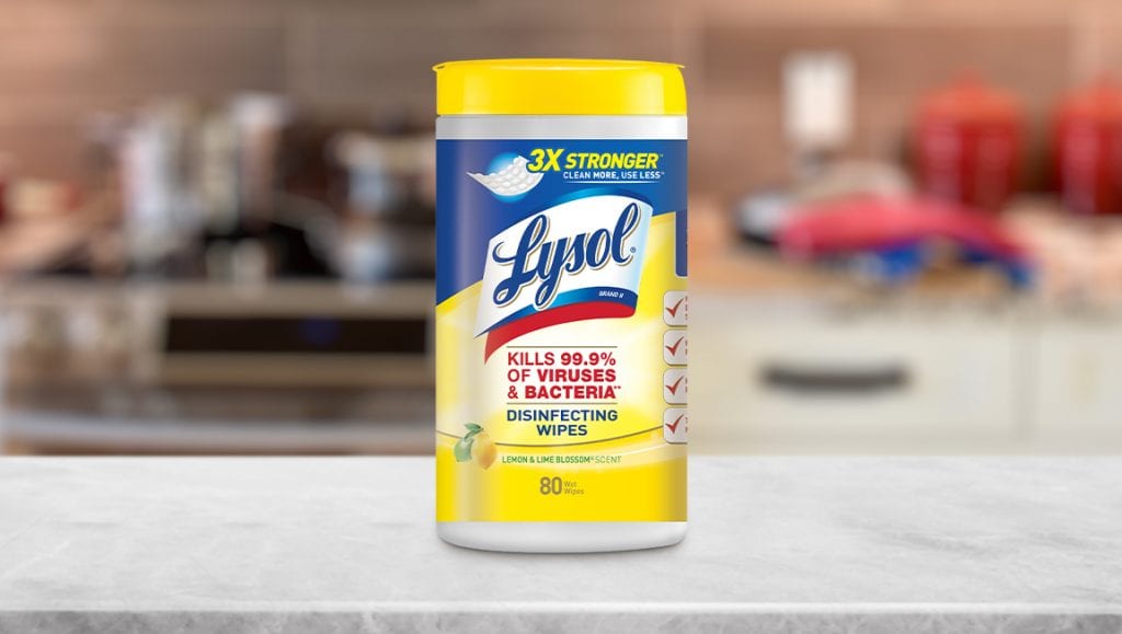lysol-wipes-uses1 - Upstairs Downstairs Cleaning Service Lysol wipes are used to clean in the kitchen, bathroom, windows & fixtures and also kill bacteria