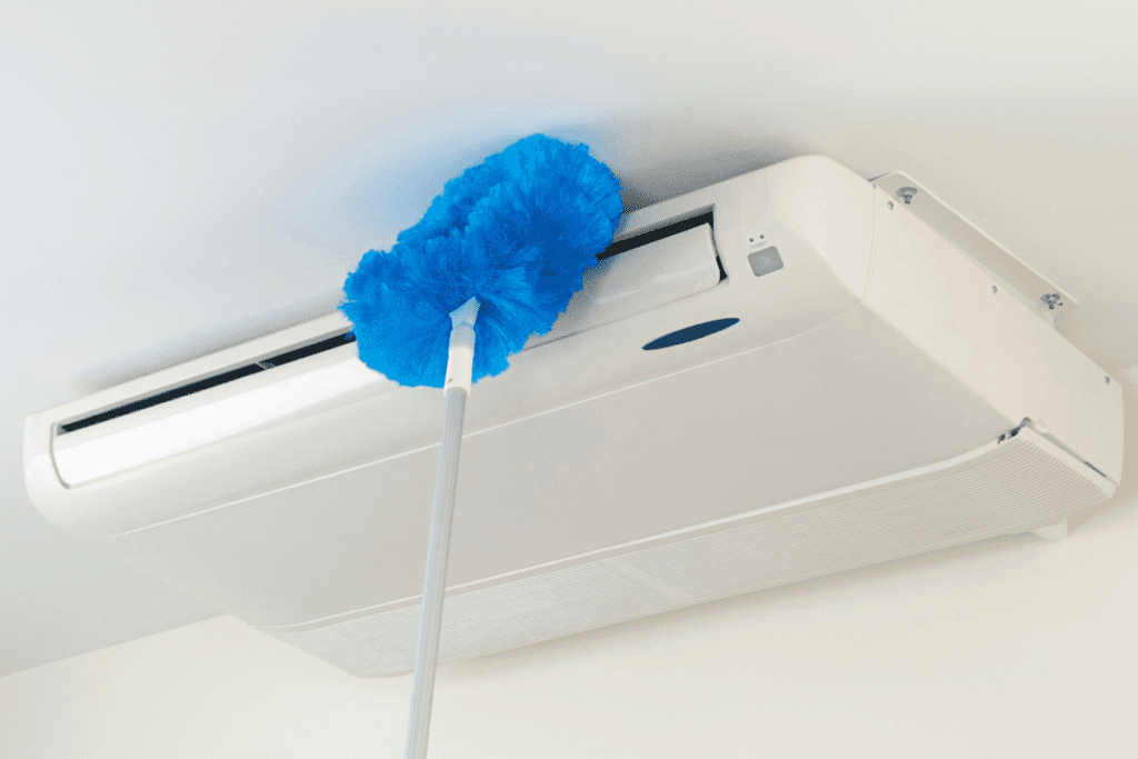 dust hvac (1) - Upstairs Downstairs Cleaning Service best way to dust
