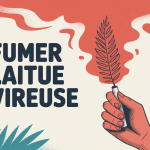 laitue vireuse fumer danger main feuille fumée