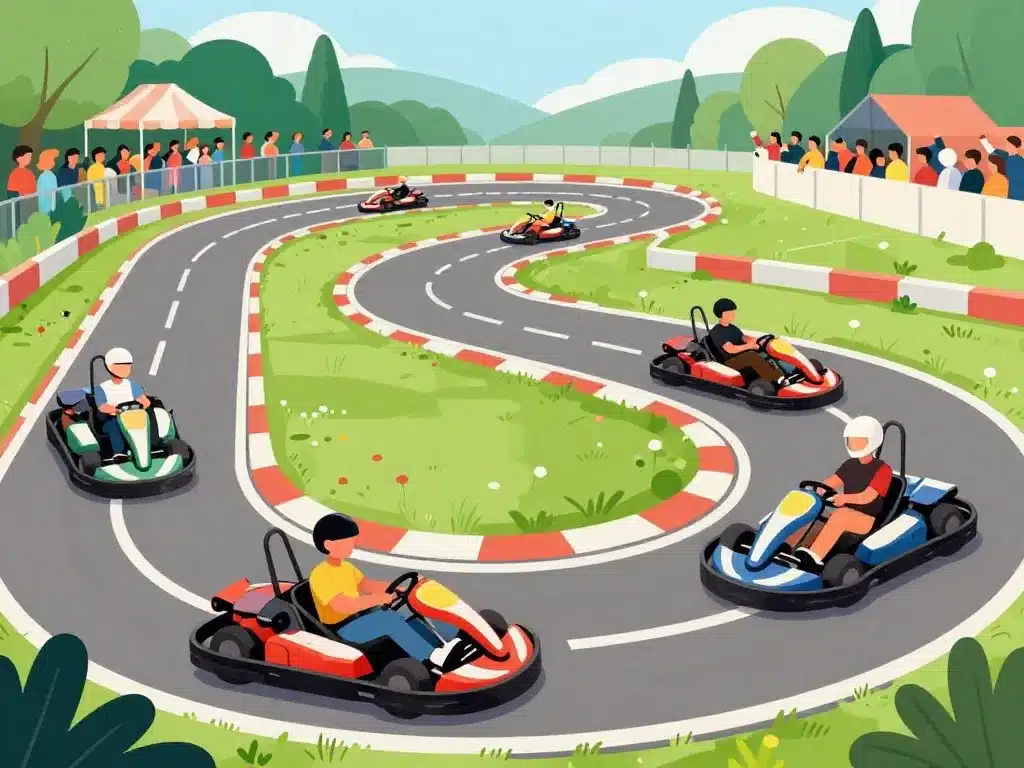 montauban karting tracé circuit extérieur