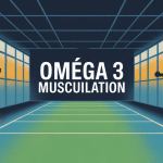 Illustration oméga 3 musculation capsules et récupération