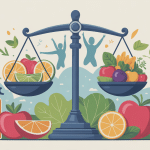 illustration perdre 15 kg balance alimentation activité