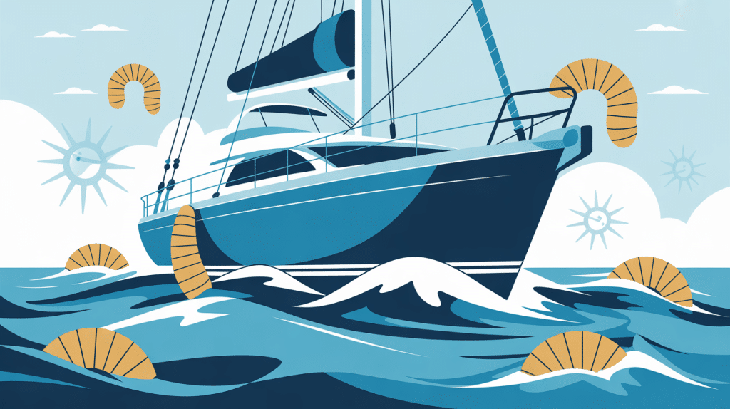 ragueur illustration protection cordage bateau