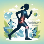 temps de récupération après arthroscopie du genou forum illustration vecteur