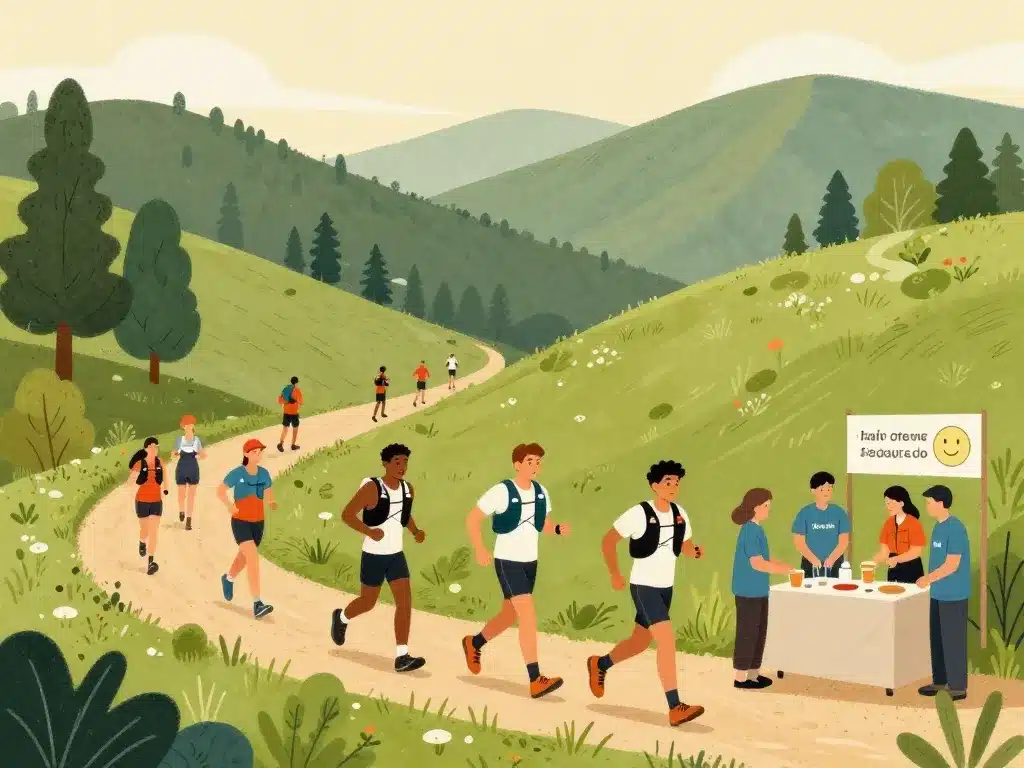 participants trail tec bénévoles nature